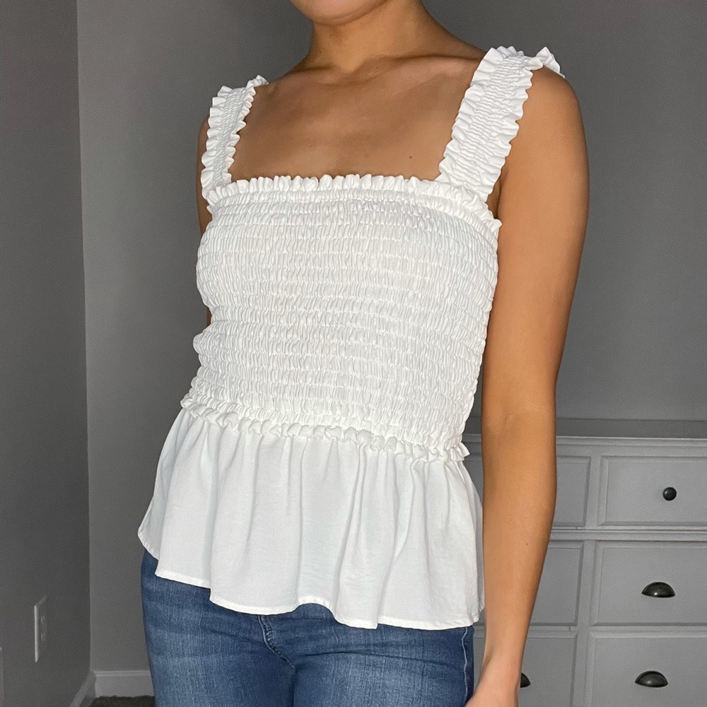 Entro Smocked Top